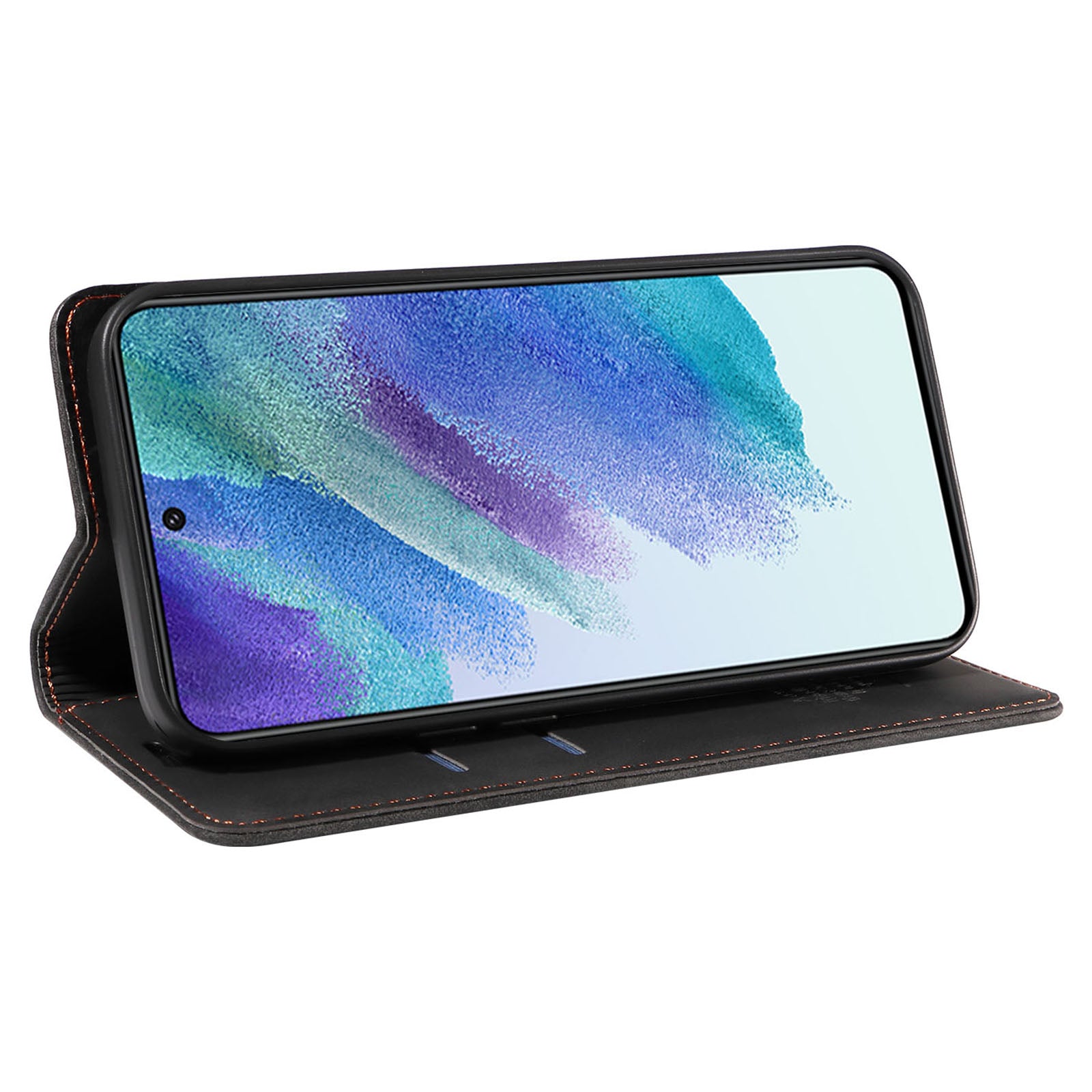 BETOPNICE 003 til Samsung Galaxy S21 FE 5G Flip Cover RFID-blokerende PU-læder pungholder telefonetui BETOPNICE 003 til Samsung Galaxy S21 FE 5G Flip Cover RFID-blokerende PU-læder pungholder telefonetui